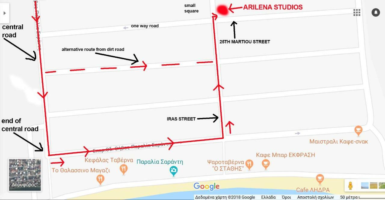 Arilena Studios Paralia  Ngoại thất bức ảnh